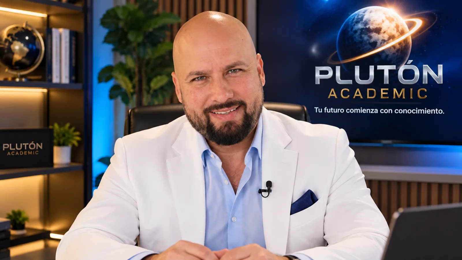 Presentador de PLUTÓN ACADEMIC